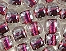 M-3208-2R Magic Purple Cranberry Lined Crystal