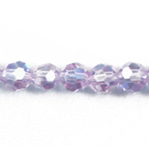 CRY-6R18AB 6mm - 32 cut Lt. Purple AB