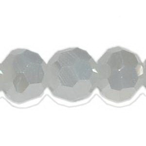 CRY-6R45AB 6mm - 32 cut White Jade AB