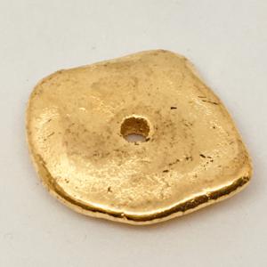 CA-MC-AK7-G Large Cornflake 24x4mm Gold