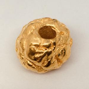 CA-MC-BL-G Medium Lumpy Round 20mm Gold