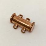 2 Loop Slide Mag Clasp Antique Copper