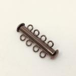 4 Loop Slide Clasp Black