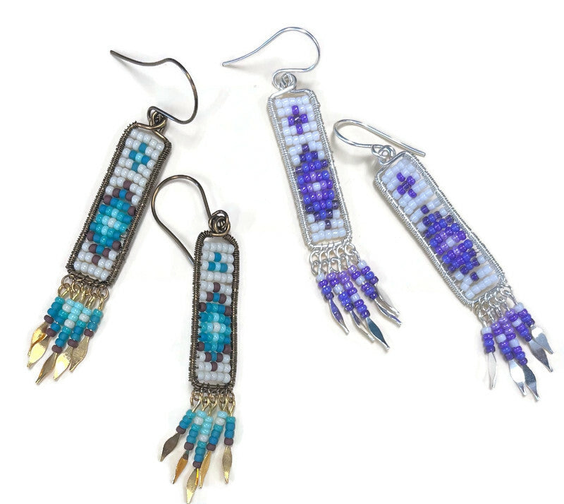 02-02-24 Southwestern No Loom Earrings No loom to make this southern native tribe inpiration earrings. Melody 1-4pm