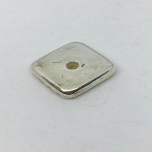 CA-MC-T12-S Flat Square Bead 12x3mm Silver