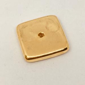 CA-MC-T15-G Flat Square Bead 15x3mm Gold