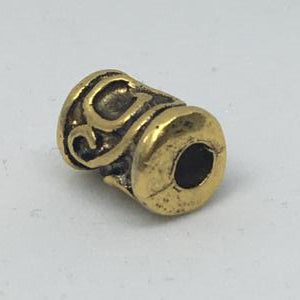 CA-MM-X0059-AG Spiral Key Barrel Antique Gold