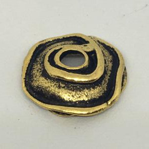CA-MM-X0263-AG Lazy Swivel End Cap Antique Gold