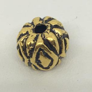 CA-MM-X0645-AG Diamond Pattern Bead Antique Gold