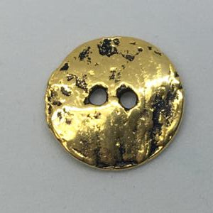 CA-MM-X10015-AG Cornflake Button Antique Gold